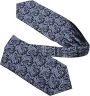 [WESIEVYA] Men Tie Scarf Tie for Business Formal Attire Soft Smooth Material Versatile Accessories for Weddings Boyfriend Design