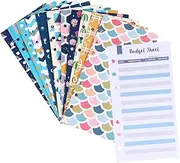 TEHAUX 26pcs Set Cash Envelope Set Lunch Envelopes Holder for Cash Envelope Wallet Budget Budget Binder with Zipper Envelopes Organizer Organizer Sticky Receipt Holder