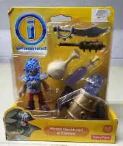 NEW IMAGINEXT Pirate Deckhand & Cannon Action Figure Pack Y9365 2013