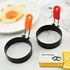 2.95 in 2/4 Pcs Egg Ring Egg Pancake Cooking Ring Easy To Clean for Frying Egg