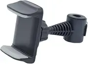 Car Phone Holder Universal Car Back Seat Headrest Phone Mount Holder Stand Bracket Hook Car Headrest Clip Mount(Black Grey)