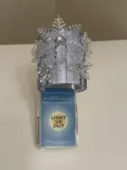 BATH & BODY WORKS SNOWFALL DIFFUSER WALLFLOWER FRAGRANCE LIGHT UP PLUP IN NEW