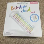 Intex Rainbow Cloud Mat Inflatable Floating Pool Lounger Headrest Factory Sealed