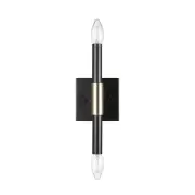 Globe Electric 91005857 Finnick 2 Light 11" Tall Wall Sconce - Black