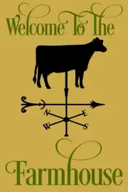 REUSABLE STENCIL ITEM 9262 AK 12"x18" WELCOME TO THE FARMHOUSE -MYLAR STENCILS