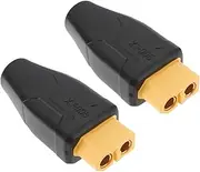 ECSiNG 2PCS XT60 Female to DC 5.5x2.1mm Female Adapter Compatible with TS100 Compatible with FPV Monitor Power