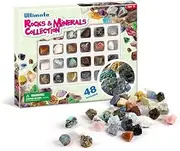 Kaper Kidz -ULTIMATE ROCKS & MINERALS COLLECTION 48PCS | Real Gemstones to Collect