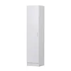 Nova 1-Door Multi-Purpose 5-Tier Cupboard Storage Cabinet - White