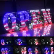 40'' x 14" LED Open Signs for Buisness, Remote Control and Adjustment Brightn...