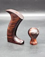 E.I. Rosewood Tote & Knob For Lie Nielsen No 48, 49 Tongue & Groove Hand Plane