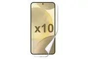 10 Pack Soft PET Film Screen Protector Guard for Samsung Galaxy S24 Front Bulk