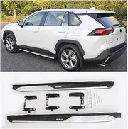 MOMOAU Plug-N-Play Electric Running Boards Compatible with 2019-2024 Toyota RAV4 | Automatic Retractable Power Steps, 600LB Capacity, Anti-Slip Surface, Vehicle-Specific Fit