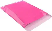 CleverDelights Hot Pink 14.5" x 19" Poly Mailers - 500 Pack - Premium Self-Adhesive Shipping Bags - 14.5x19 Inch Super Strong Plastic Self-Sealing Postal Mailing Bags