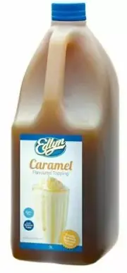 Edlyn Caramel Flavoured Topping 3L Syrup Milkshake Thickshake