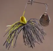Bass Fishing Lure Spinnerbait DR Double Hook Single Spin (DHS-01)