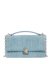 kate spade new york Deco Denim Print Leather Mini Crossbody