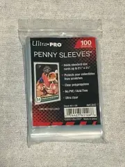Ultra PRO Soft PENNY Card SLEEVES 2 1/2 x 3 1/2 Standard Size Cards 100