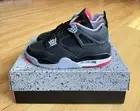 Size 7Y - Air Jordan 4 Retro Bred Reimagined