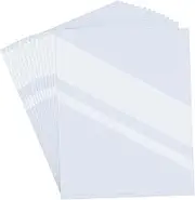 uxcell Shrink Wrap Bags, 25Pcs 16 x 20 Inches Clear PVC Heat Seal Bags for Packaging Soap,Bath Balls,Candles, Shoes, Stationery, Cosmetics and Homemade DIY Crafts