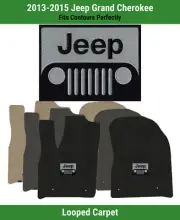 Lloyd Classic Loop Front Carpet Mats for '13-15 Jeep Grand Cherokee w/Jeep Grill (for: Jeep)