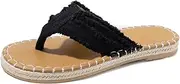 [Lanxicat] Summer New Flat Clip Toe Fisherman Shoes, Boho Outer Wear Sandals Slippers, Thick Bottom Solid Color Round Toe Buckle Strap Sandals, Stylish Outer Wear Woven Beach Sandals For Women Flip flop