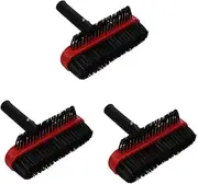 Kisangel 3pcs Swimming Pool Grout Cleaner Brush Head Replacement Brush for Pool Wall Cleaning