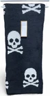 Cupcakes And Cashmere Skulls & Crossbones Black & White 50 X 60 " Throw Blanket