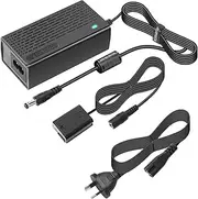 Kimaru AC-PW20 AC Power Supply Adapter NP-FW50 Dummy Battery Kit Replace NP-FW50 Battery for Sony Alpha A6000 A6100 A6300 A6400 A6500 A5000 A5100 A7 A7II A7RII A7S A7SII ZV-E10 RX10II III IV Cameras.