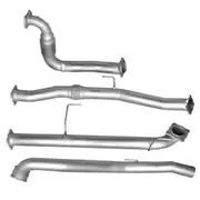 Hulk 4X4 Exhaust Kit to suit Holden Colorado Rg Ser 2.8L Td 2012-6/2016 4X4 All Bodies **No Muffler** - HU4911NM