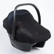 Infant Car Seat Cover Baby Car Seat Canopy Cover Car Seat Bug Net Cover-See T...