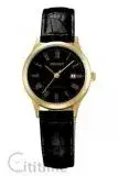 在飛比找遠傳friDay購物優惠-ORIENT東方錶 典雅復古風羅馬時標石英女錶 黑x28mm