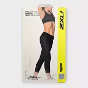 2XU Women's Tights Motion Mid-Rise Compression 7/8 (Black) - X-Large (XL)