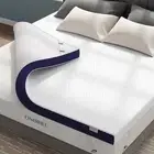2 Inch King Size Gel Memory Foam Mattress Topper with Ice Silk Touch Cover, High