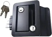 Car Styling Door Lock Upgrade Parts for Camper Travel Trailer Parts(Black)