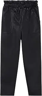 [Mayoral] 12-07587-003 - Leatherette Long Pants for Girls 16 Years Black