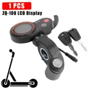 LCD Display Mileage Meter 6 Pin Display for Electric Scooter Dashboard With Key