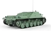 MRY-SFW Army Tank BMC Toys 1/72 25mm Military Model Kit Sweden Infanterikanonvagn Ikv.72