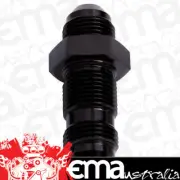 Aeroflow AF832-04BLK Straight Bulkhead -4AN Black Bulkhead Nut Seperate