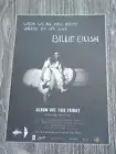 BILLIE EILISH - Australia 2019 Tour - Laminated Promo Poster - ORIGINAL RELEASE