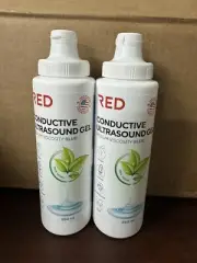 2X RED Conductive Ultrasonic GEL, Baby Doppler,Cavitation 250ml