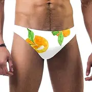 [VBFOFBV] Men's Printed Jammer Swimsuit Swim Shorts, Brown Brick Wall Pattern