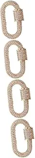 [VILLFUL] 4pcs Necklace Lock Clasp for Jewelry Multi-functional Toggle Clasp Necklace Diy Connector