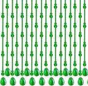 Door Beads Curtains, Crystal Gourd Bead Curtain Clear Crystal Room Bead Partition Curtain Garland Beaded Curtains for Home Decoration (Color : Green, Size : 30)