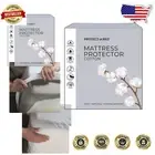 Hypoallergenic Cotton Jersey Mattress Protector, 100% Waterproof - King Size