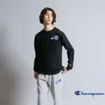 CHAMPION CASUAL棒球刺繡貼布長袖TEE(黑色)