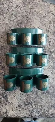 Jagermeister Lot 3x Shot Glass Holder Belt Holster Costume Green Deer Beer Party