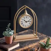 Traditional Antique Gold Frederick Tabletop Clock