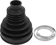 X AUTOHAUX Inner CV Joint Boot Kit for Volvo S40 2005-2010 for Volvo S60 2011-2018 Strong Durable Constant Velocity Joint Boot No.31325679 W/Clamps Rubber 1 Set