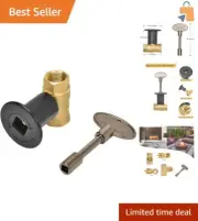 High-Performance 1/2 Inch Gas Key Valve Kit - Ideal for Fire Pits & Bowls