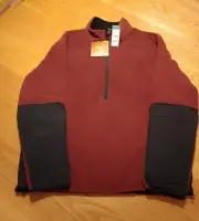 New Vintage Eddie Bauer Polartec Wind Pro Half Zip Windcutter Fleece Jacket XL